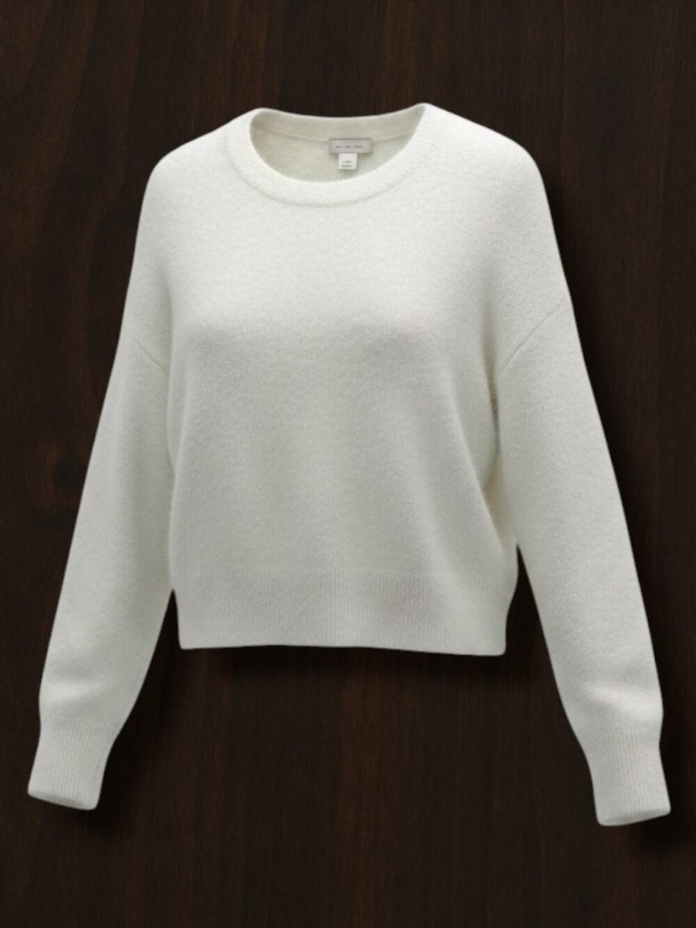 Calvin Klein Jeans Tofu‎ White Fuzzy Sweater L